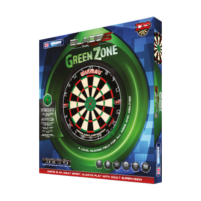 British Darts Winmau Blade 5 Dual Core Green Zone-BD_2346