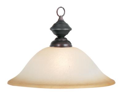 RAM Oil Rubbed Bronze Pendant Light With A Glass Shade -  RG16 ORB