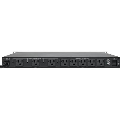 Furman 20A Advanced Power Conditioner W/SMP, No Lights, 9 Outlets, 1RU, 10Ft Cord-P-8-Pro C