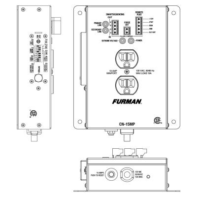Furman Contractor Series 15A MiniPort-Cn-15mP