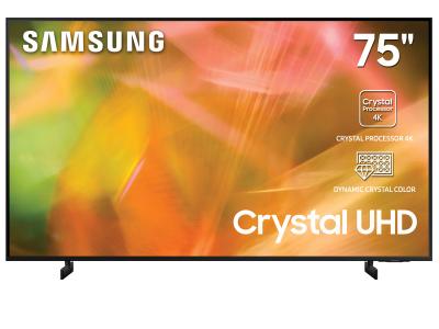 75" Samsung UN75AU8000FXZC Crystal UHD Smart TV