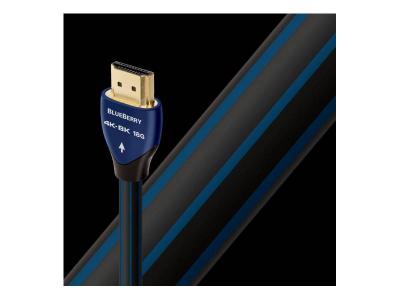 Audioquest BlueBerry 0.75 Meter HDMI Cable - BLUEBERRY HDMI-0.75M