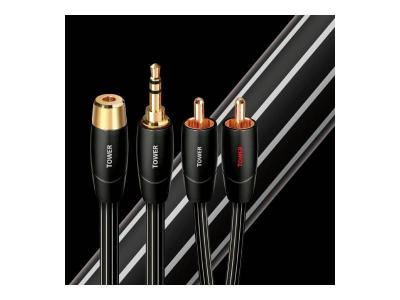 Audioquest 1 Meter Tower Analog-Audio Interconnect Cable  - TOWER-3.5-1M