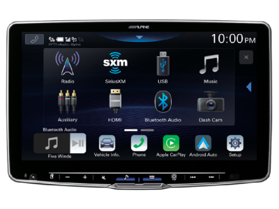 Alpine Halo9 Digital Multimedia Receiver With 9-inch Hd Display and Hi-res Audio Playback - ILX-F509