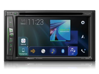 Pioneer In-Dash Navigation AV Receiver With 6.2 Inch WVGA Clear Resistive Touchscreen Display - AVIC-W6600NEX