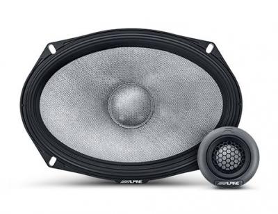 Alpine 6x9 Inch R-Series Component Speaker Set - R2-S69C