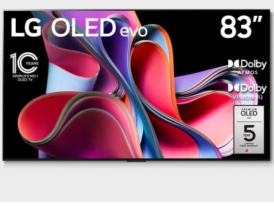 83" LG OLED83G3PUA G3 Series 4K OLED Evo Gallery Edition TV