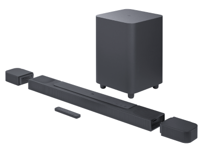 JBL 5.1.2 Channel Soundbar with Detachable Surround Speakers and Dolby Atmos - JBLBAR800PROBLKAM