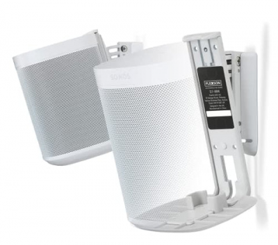 Flexson Wall Mount for Sonos One or Play:1 Pair in White - FLXS1WM2011