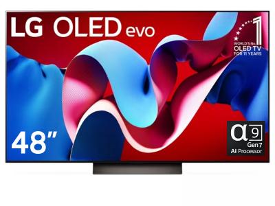 48" LG OLED48C4AUA OLED Evo 4K Smart TV
