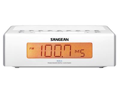 Sangean FM AM Digital Tuning Clock Radio-RCR-5WH