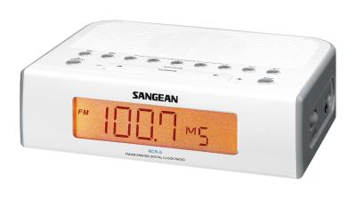 Sangean FM AM Digital Tuning Clock Radio-RCR-5WH