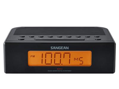 Sangean FM AM Digital Tuning Clock Radio-RCR-5BK