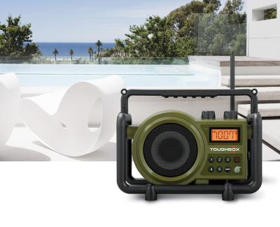 Sangean FM AM AUX-In Ultra Rugged Digital Tuning Radio Receiver - TB-100