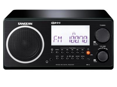 Sangean FM-RBDS / AM Wooden Cabinet Digital Tuning Receiver-WR-2BK