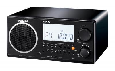 Sangean FM-RBDS / AM Wooden Cabinet Digital Tuning Receiver-WR-2WH