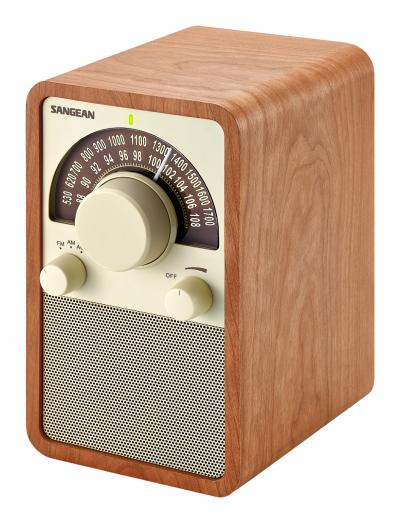 Sangean FM / AM Wooden Cabinet Receiver - WR-15BK