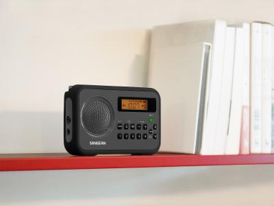 Sangean FM-Stereo / AM Digital Tuning Portable Receiver-PR-D18BK