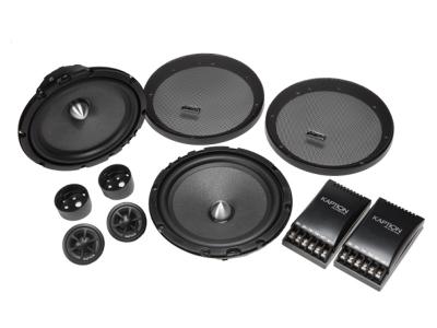 Kaption Audio 6.5" SRX Component System Speakers with 12 dB 2-way Crossover-570-SRX-C652